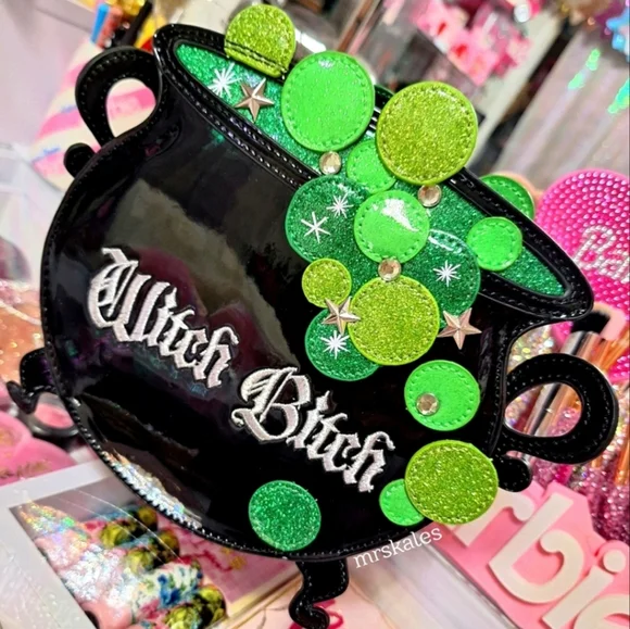 Trickz N' Treatz Cauldron Crossbody Bag - Picture 5 of 8